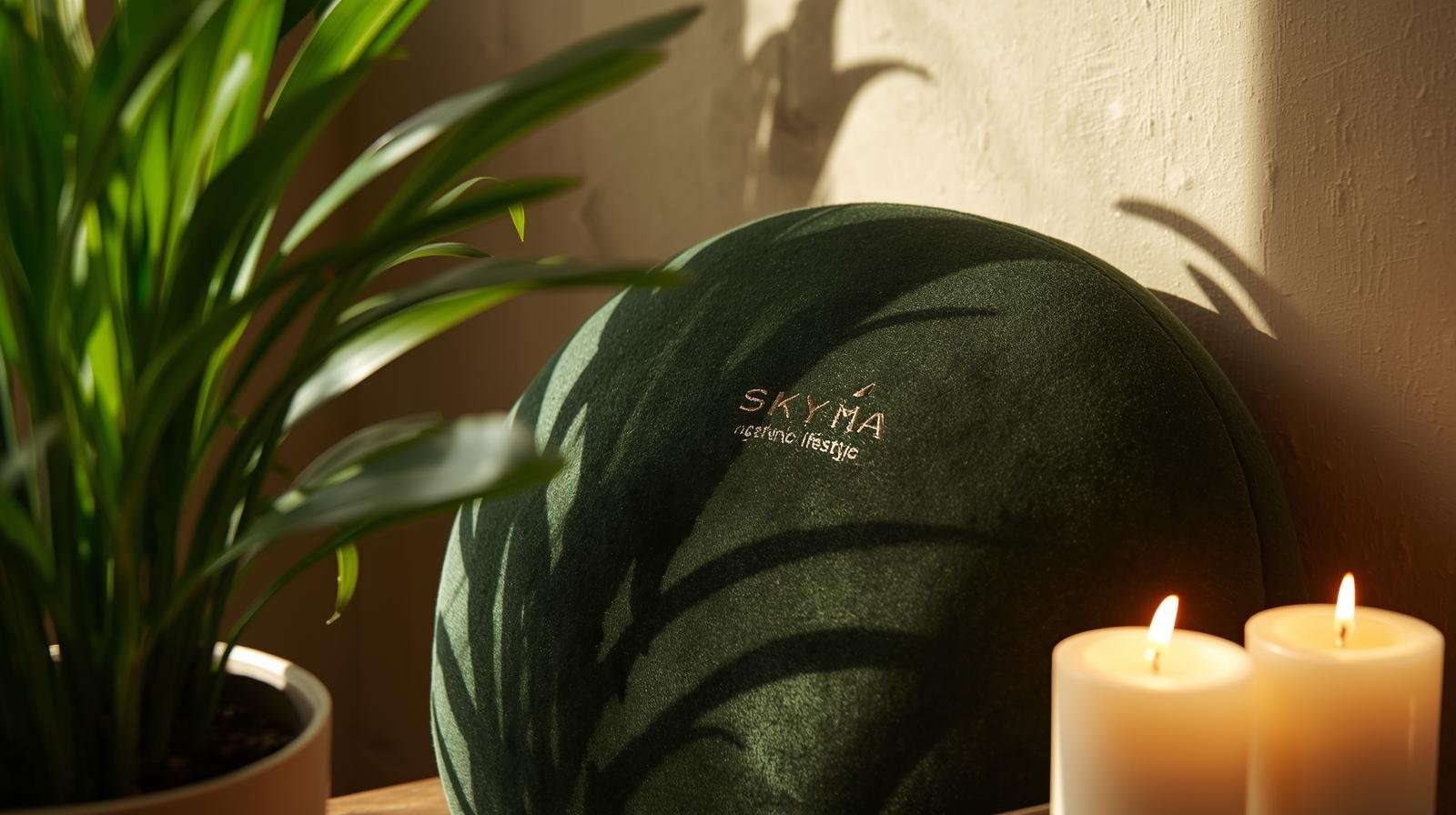 Skyma Lifestyle Yoga Bolsters and Meditation Cushions — natural cotton-filled organic fabric cushions for deep meditation and yoga support