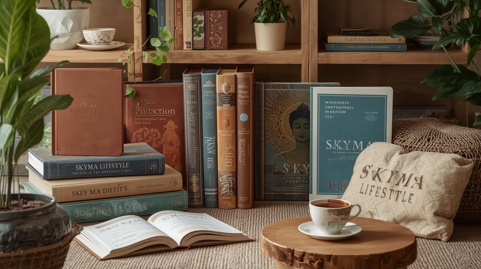 Skyma Lifestyle Mind Nourishment Collection — books, journals, and mindful tools for focus, stress relief, and conscious living